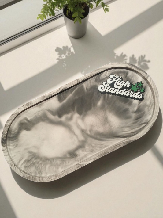Oblong Trinket Tray 'High Standards'